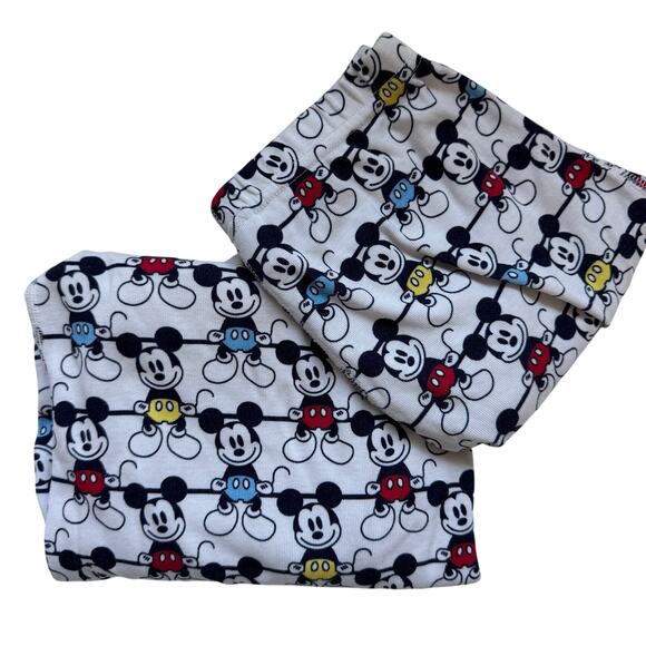 Hanna Andersson Adult Small Organic Cotton Disney Mickey Mouse Short John PJ Set - Picture 7 of 7